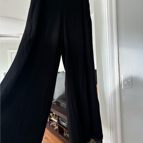 Anthropologie Elevensies Textured Wide Leg Pants - Picture 3 of 9